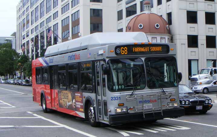 WMATA Metrobus New Flyer C40LF 2331